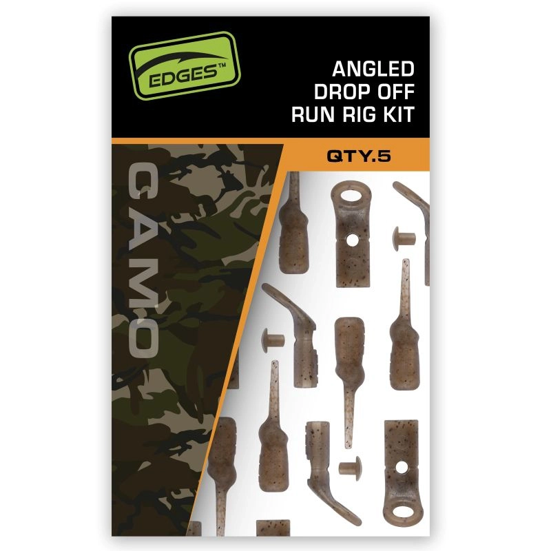 Fox Edges Camo Angled Drop Off Run Rig Kit